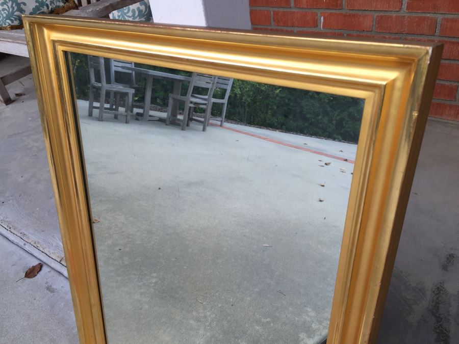 Gold Wall Mirror From GUMP'S San Francisco [Photo 2]