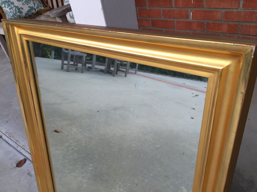 Gold Wall Mirror From GUMP'S San Francisco [Photo 5]