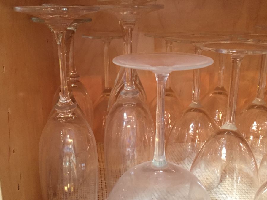 Wine And Champagne Glass Stemware Lot [Photo 5]