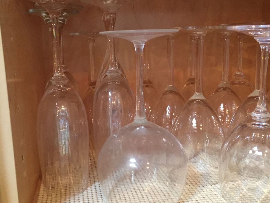 Wine And Champagne Glass Stemware Lot [Photo 3]