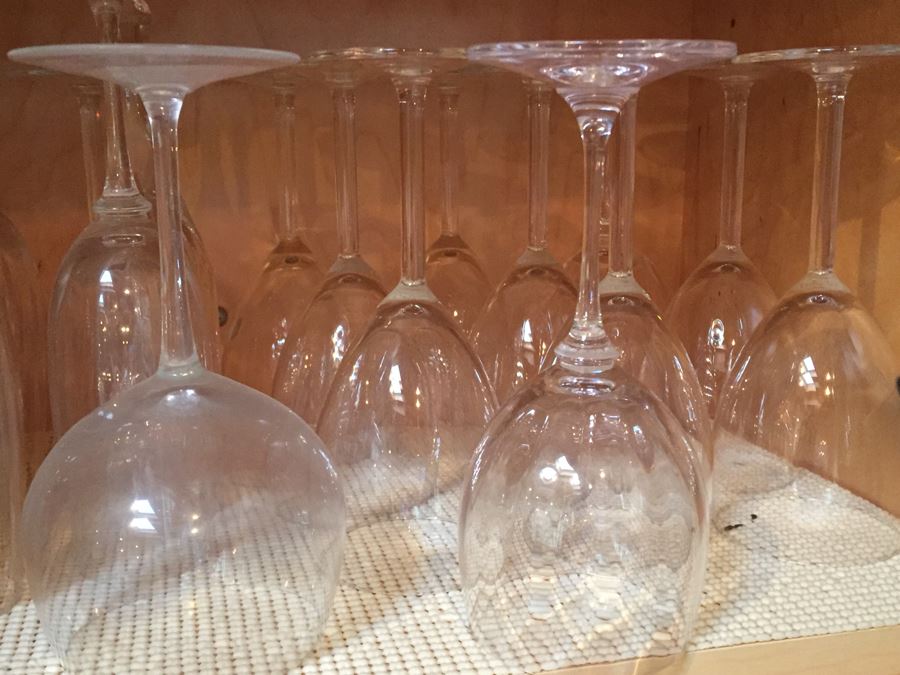 Wine And Champagne Glass Stemware Lot [Photo 2]