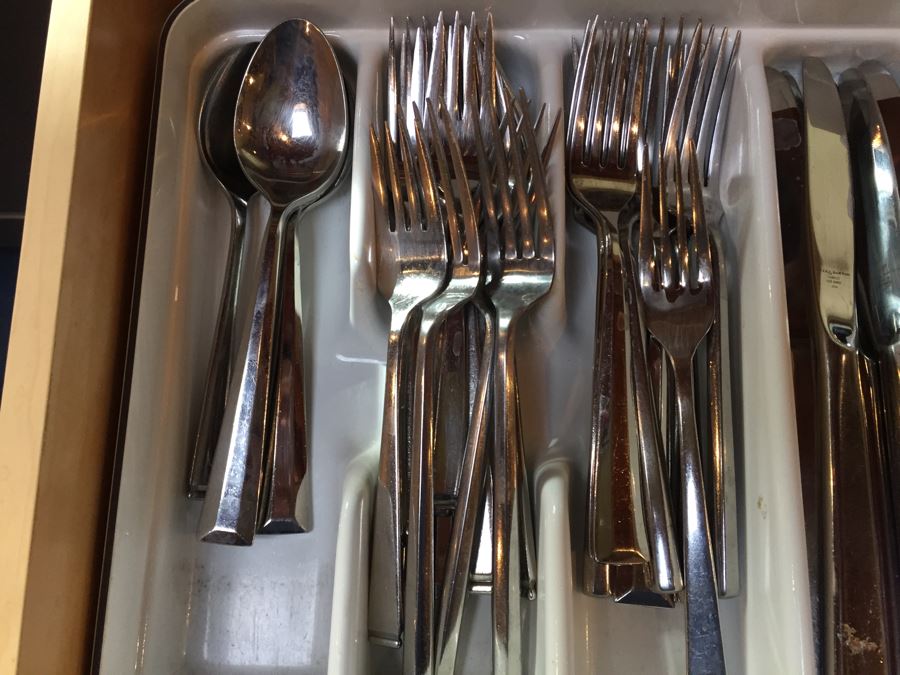 Flatware Lot Spoons, Forks, Knives From Pottery Barn, Reed & Barton And More [Photo 7]
