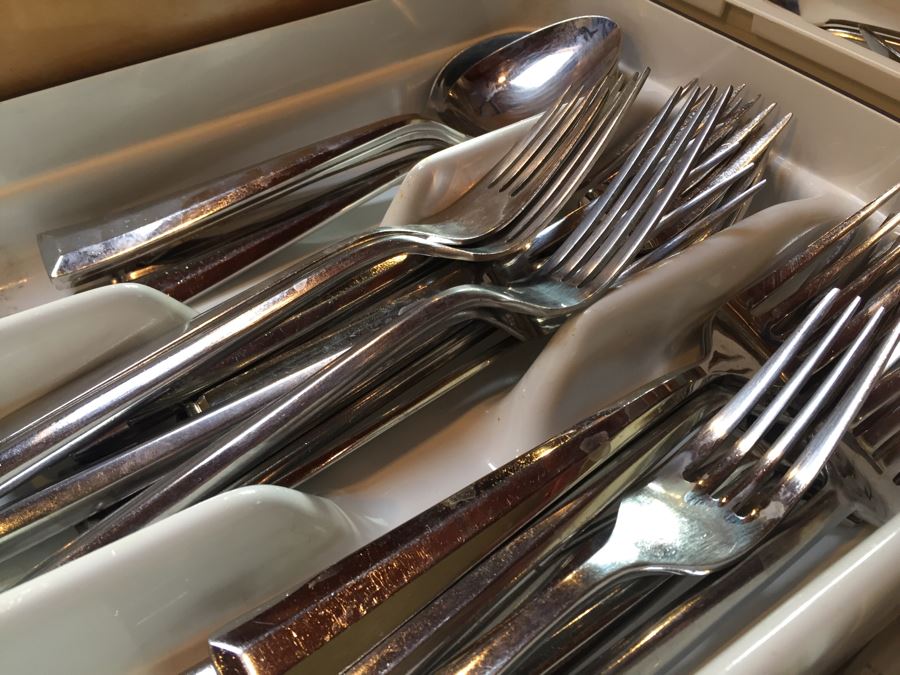 Flatware Lot Spoons, Forks, Knives From Pottery Barn, Reed & Barton And More [Photo 8]