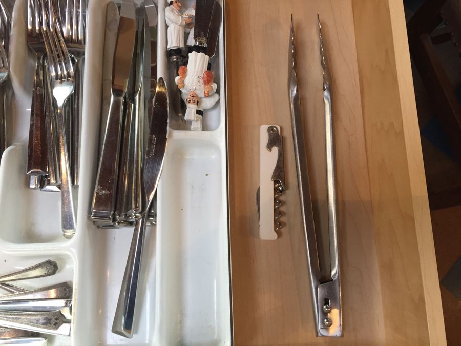 Flatware Lot Spoons, Forks, Knives From Pottery Barn, Reed & Barton And More [Photo 5]