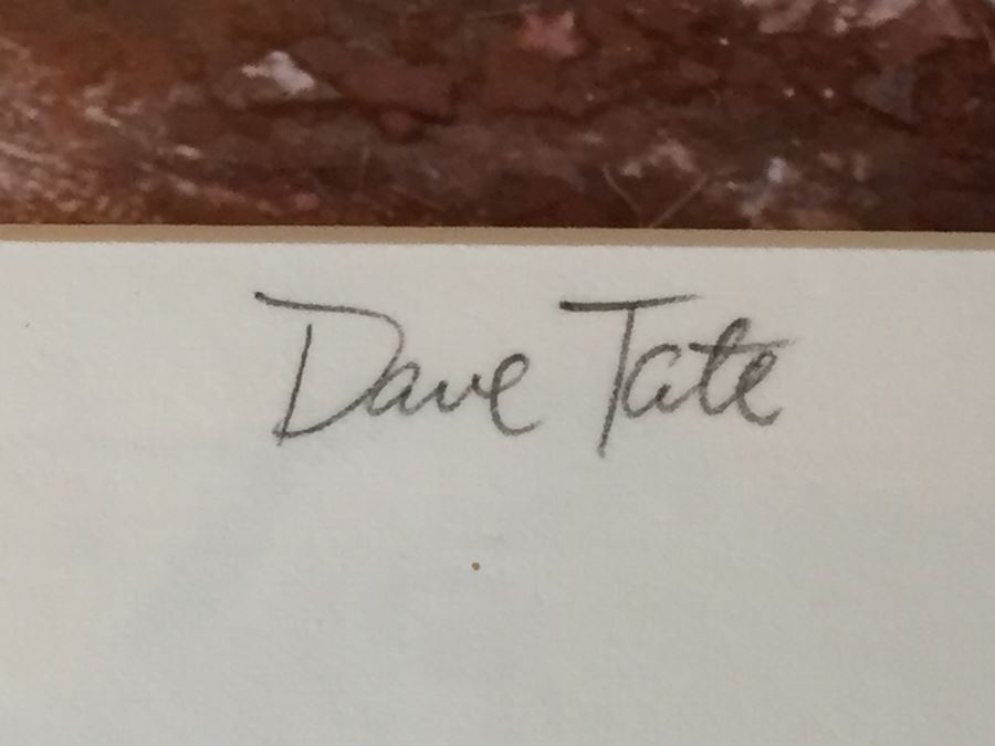 Framed Dave Tate Limited Edition 6/250 Signed Photograph [Photo 3]