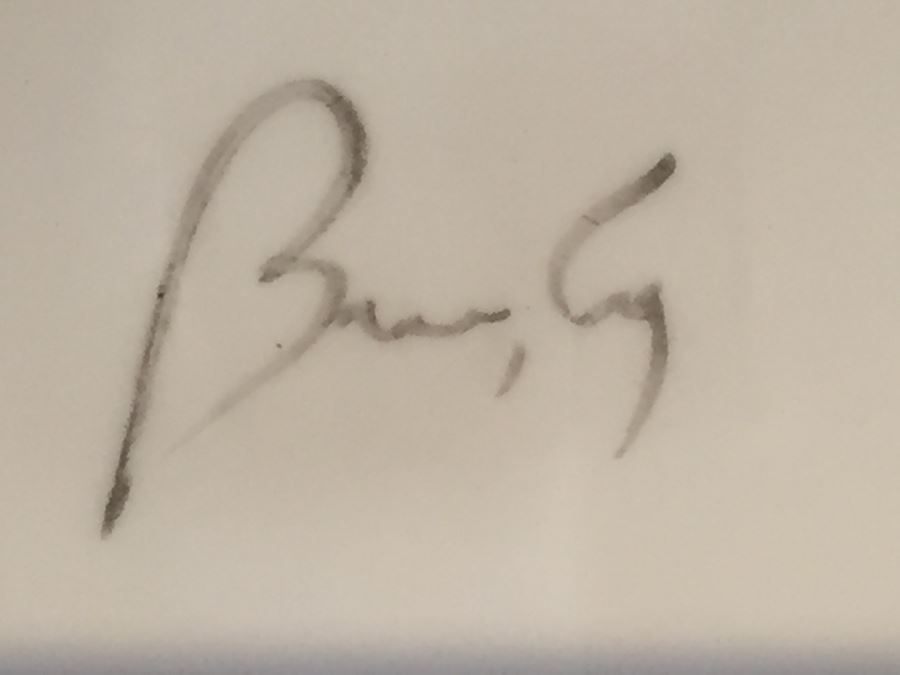 Hand Painted Signed Bowl And Early Yellow Fiestaware HLO Plate [Photo 2]