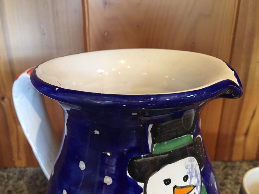 Christmas Pitcher And Coffee Mug Lot [Photo 4]