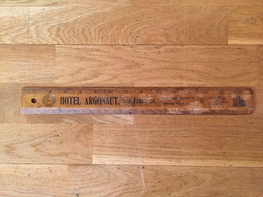 Old Hotel Argonaut 1915 Ruler And American Fruit Jar Rings Cupples Company [Photo 1]