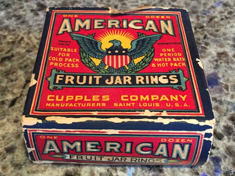 Old Hotel Argonaut 1915 Ruler And American Fruit Jar Rings Cupples Company