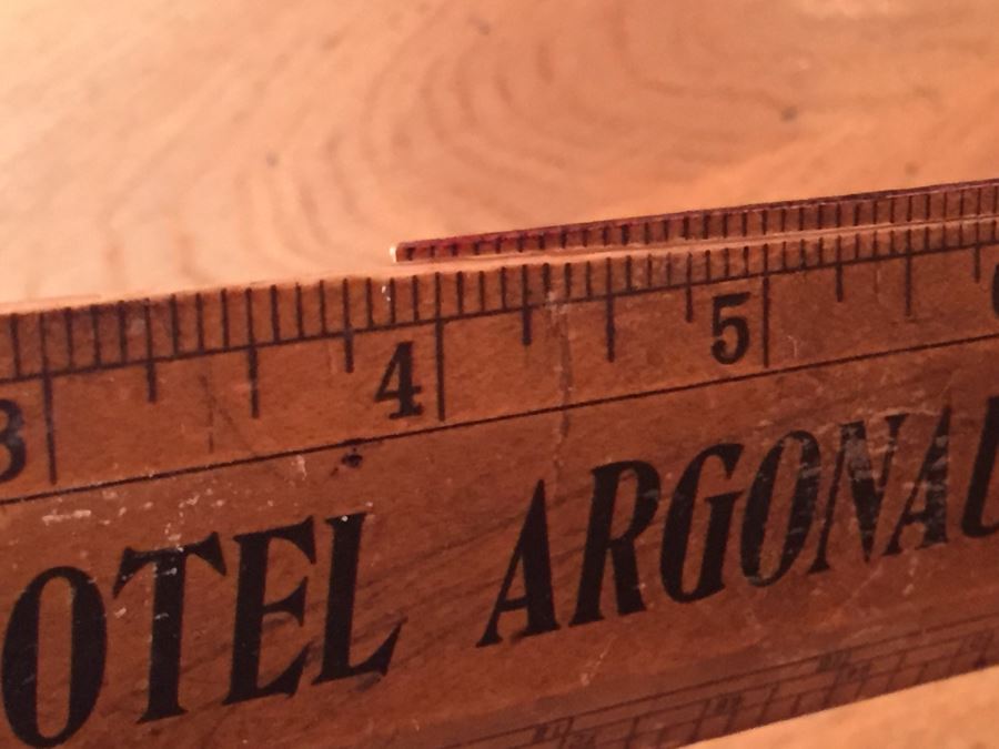Old Hotel Argonaut 1915 Ruler And American Fruit Jar Rings Cupples Company [Photo 12]