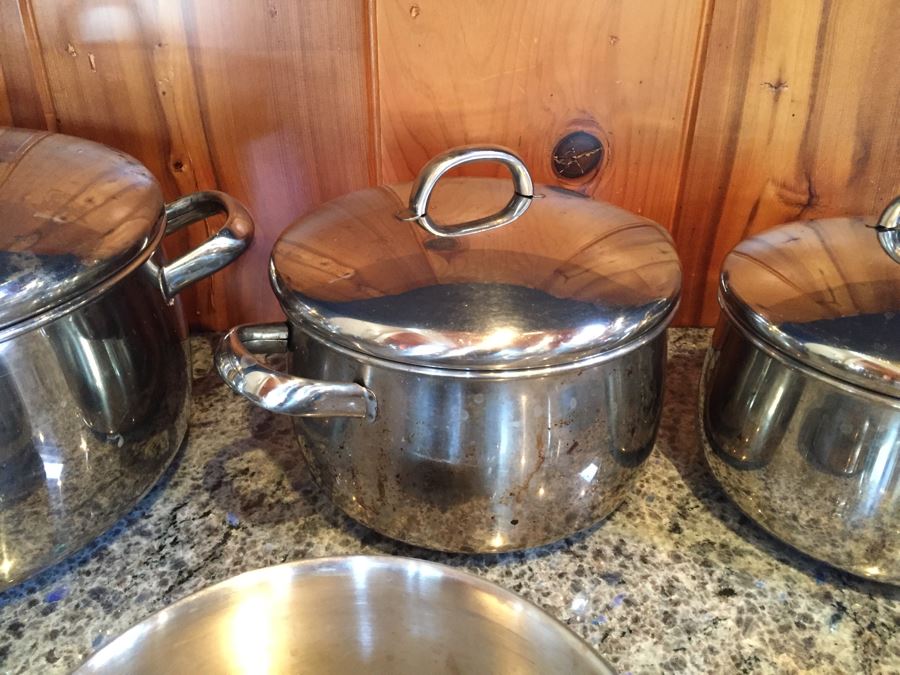 Stainless Steel Pot Lot From Venquest And Macy's Grand Prix Tools Of The Trade [Photo 8]
