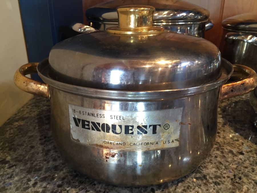 Stainless Steel Pot Lot From Venquest And Macy's Grand Prix Tools Of The Trade [Photo 2]