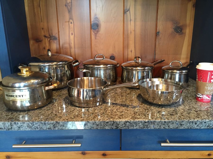 Stainless Steel Pot Lot From Venquest And Macy's Grand Prix Tools Of The Trade [Photo 4]