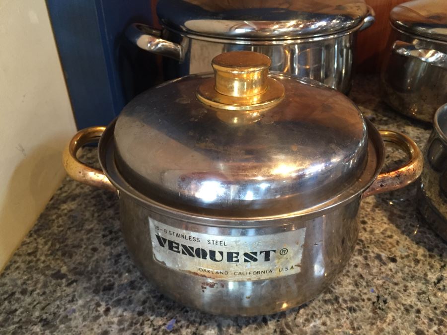 Stainless Steel Pot Lot From Venquest And Macy's Grand Prix Tools Of The Trade [Photo 5]