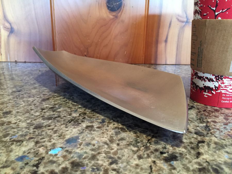 Modernist Bowl Metaal Michael Lax Design Grainware 1987 [Photo 5]