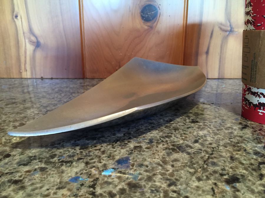 Modernist Bowl Metaal Michael Lax Design Grainware 1987 [Photo 6]