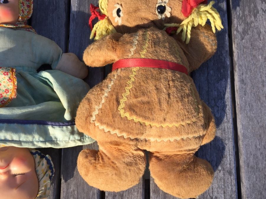 Vintage Topsy Turvy Doll With Two Heads And Ginger Bread Knickerbocker Doll [Photo 11]