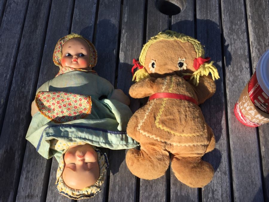 Vintage Topsy Turvy Doll With Two Heads And Ginger Bread Knickerbocker Doll [Photo 9]