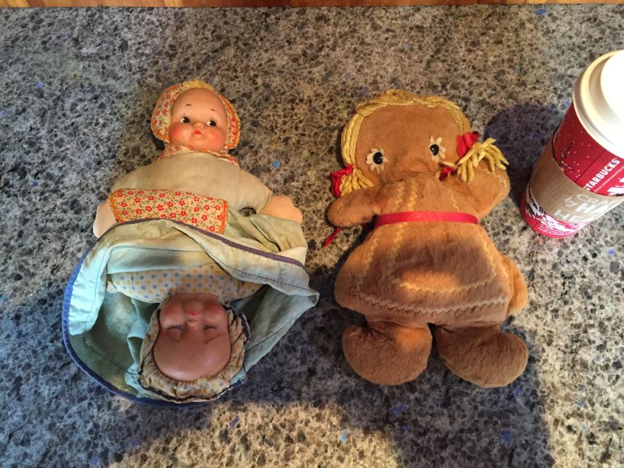 Vintage Topsy Turvy Doll With Two Heads And Ginger Bread Knickerbocker Doll [Photo 4]