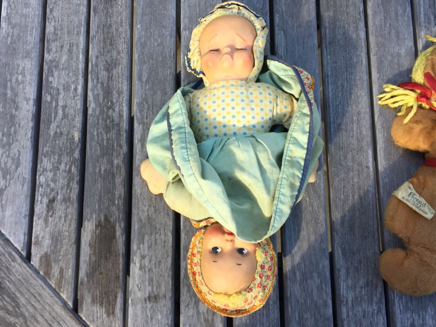 Vintage Topsy Turvy Doll With Two Heads And Ginger Bread Knickerbocker Doll [Photo 19]