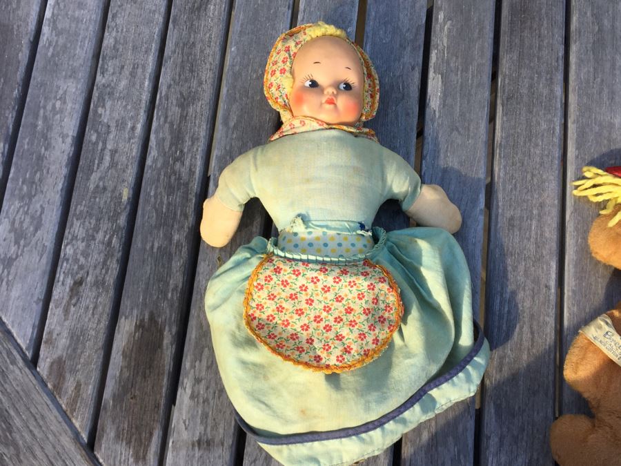 Vintage Topsy Turvy Doll With Two Heads And Ginger Bread Knickerbocker Doll [Photo 16]