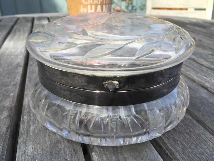Cut Glass Trinket Box [Photo 6]