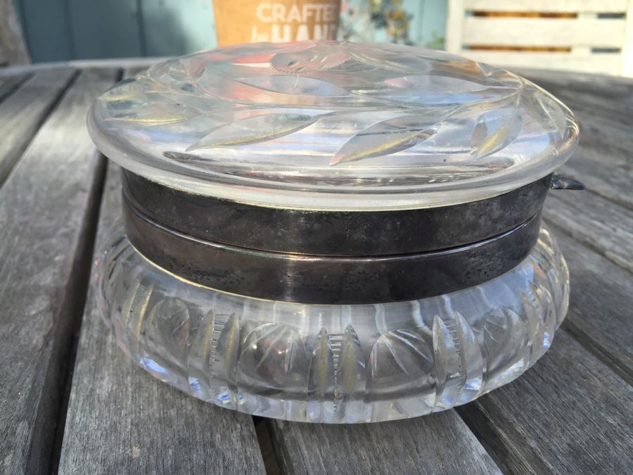 Cut Glass Trinket Box [Photo 8]