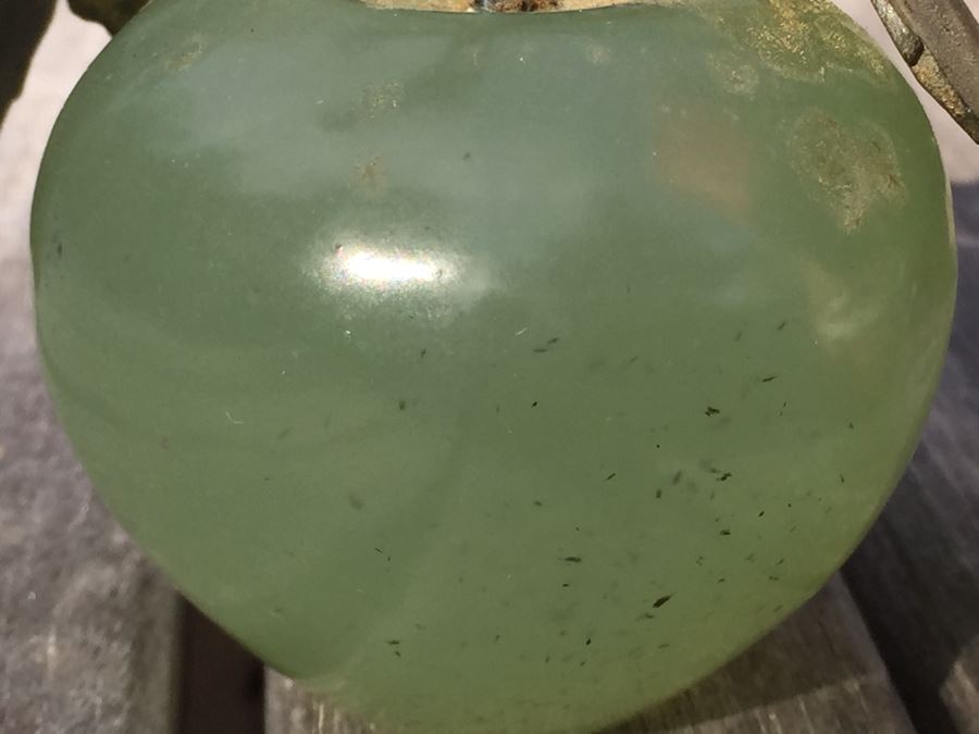 Vintage Carved Jade Apple Fruit [Photo 11]