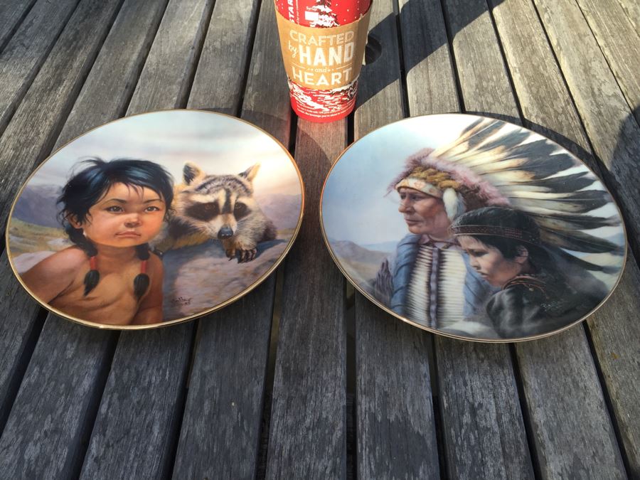 Sioux Nation By Perillo Collectible Porcelain Plates [Photo 9]