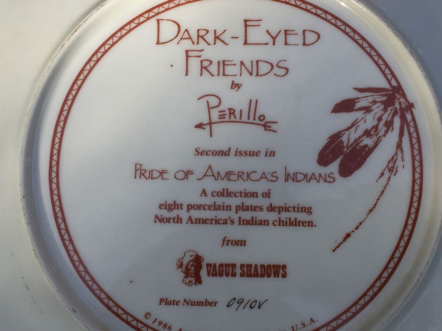 Sioux Nation By Perillo Collectible Porcelain Plates [Photo 15]