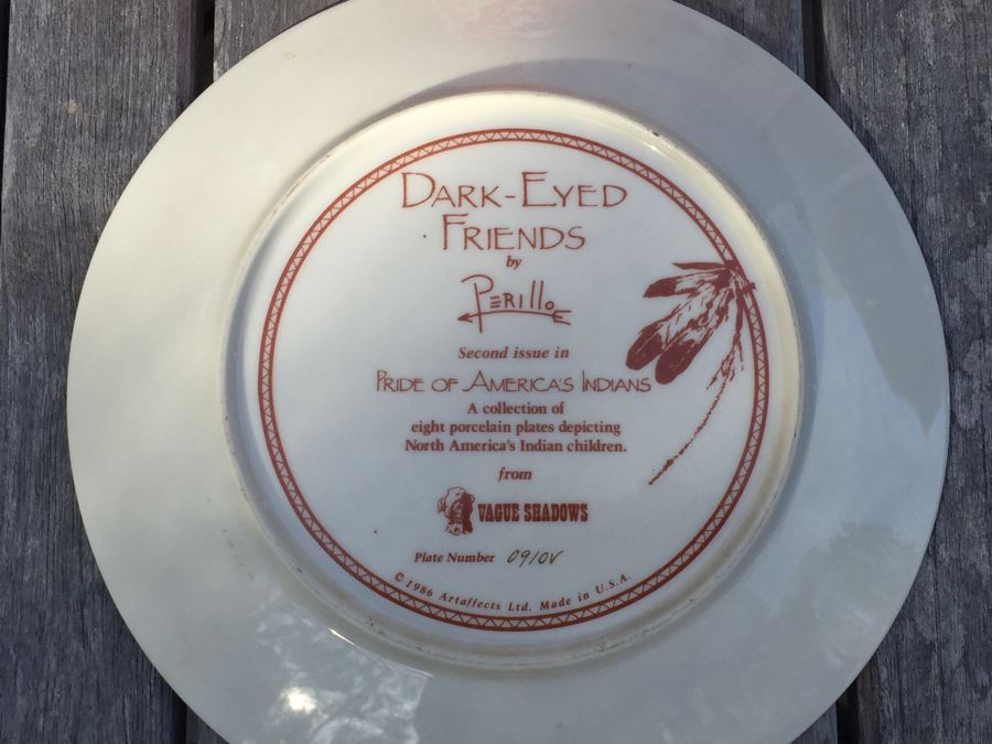 Sioux Nation By Perillo Collectible Porcelain Plates [Photo 13]