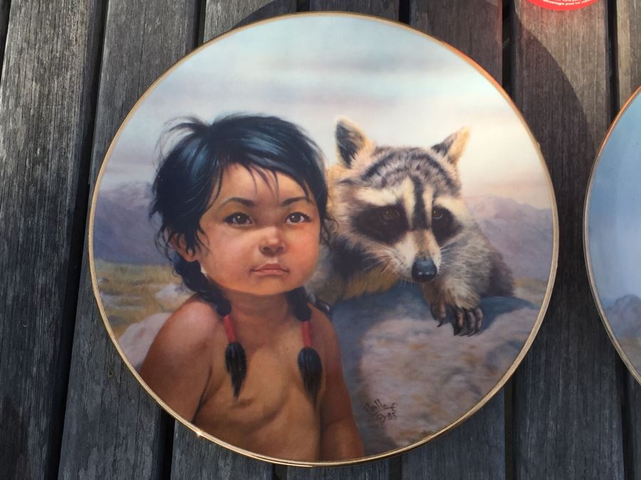 Sioux Nation By Perillo Collectible Porcelain Plates [Photo 4]