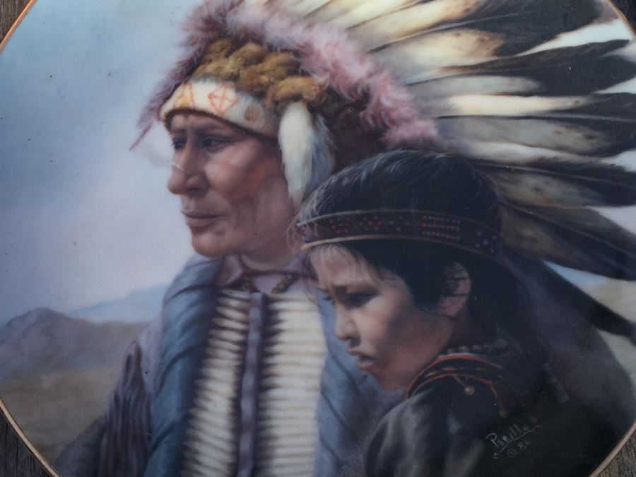 Sioux Nation By Perillo Collectible Porcelain Plates [Photo 7]
