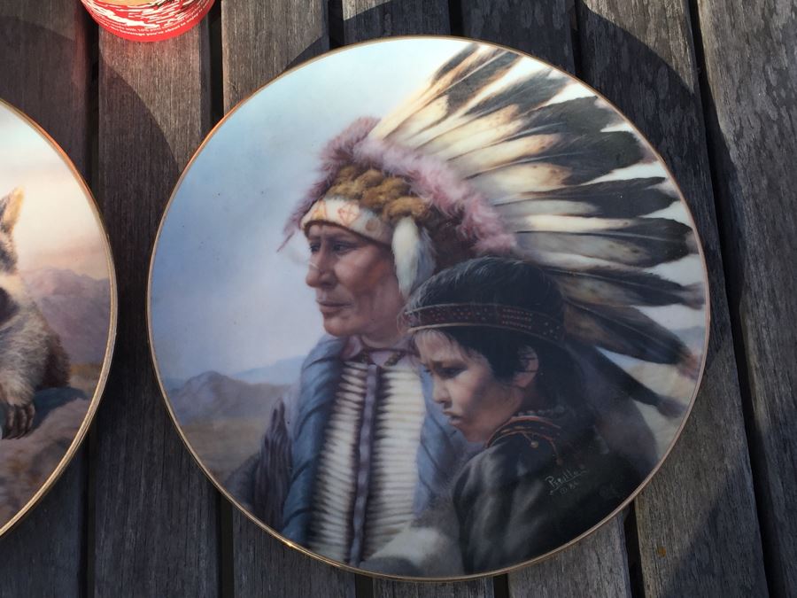 Sioux Nation By Perillo Collectible Porcelain Plates [Photo 2]