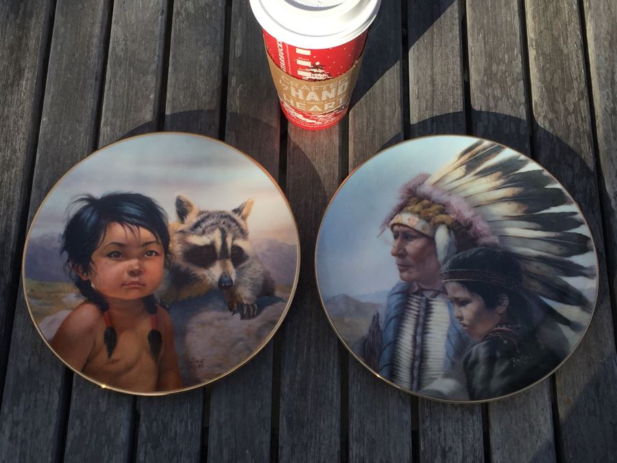 Sioux Nation By Perillo Collectible Porcelain Plates [Photo 1]