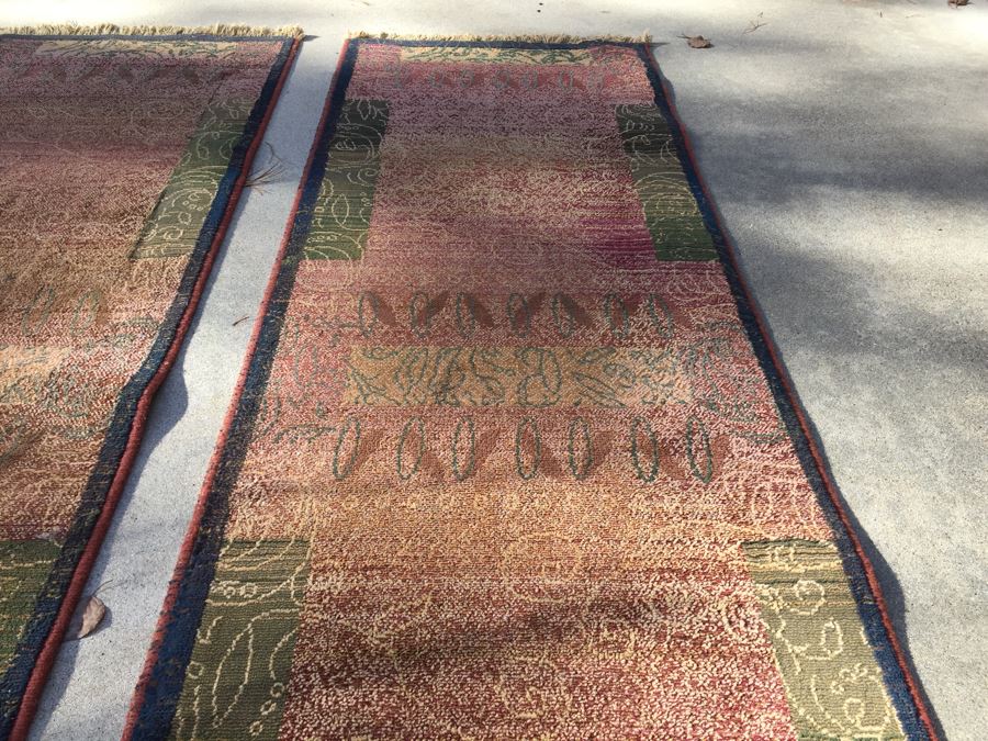 Pair Of Synthetic Rug Runners 2'3' x 7'9' [Photo 6]