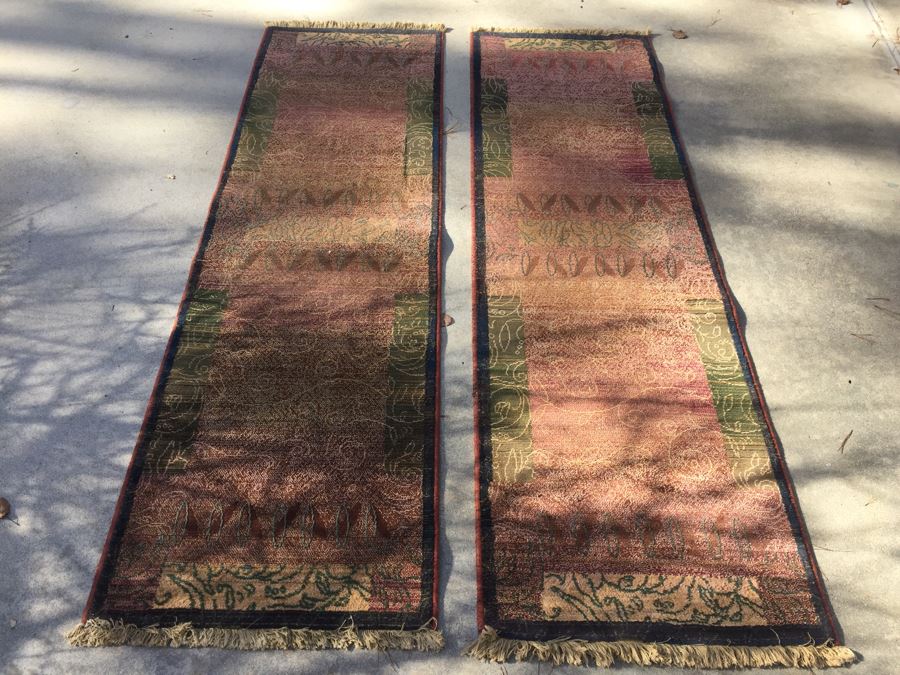 Pair Of Synthetic Rug Runners 2'3' x 7'9' [Photo 1]