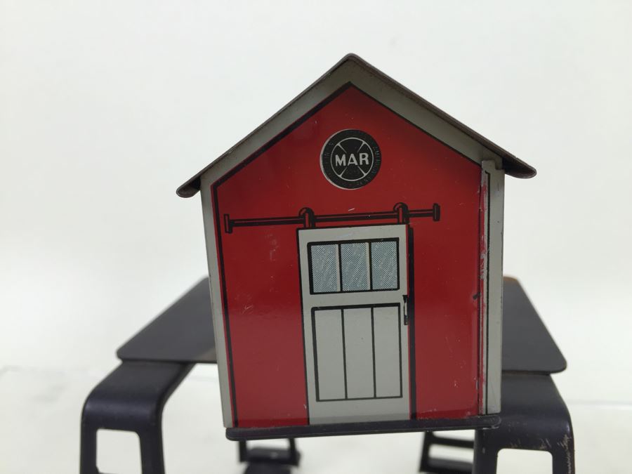 Vintage Marx Toys Tin Litho Derrick Gantry Crane O Gauge [Photo 9]