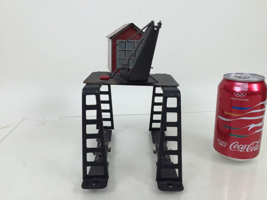 Vintage Marx Toys Tin Litho Derrick Gantry Crane O Gauge [Photo 5]