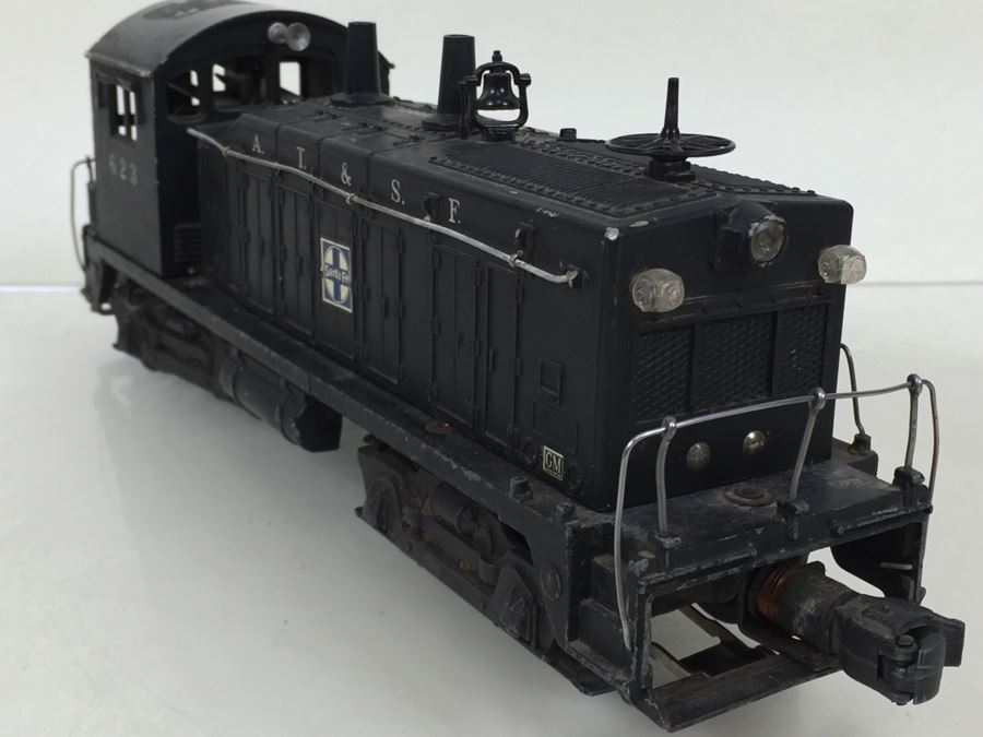 Vintage Lionel Train 623 Santa Fe A.T. & S.F. Switcher O Gauge [Photo 1]