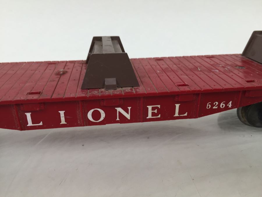 Lionel Train Lot Includes Lionel 6660 And 6264 Trailer Flatcar + (2) No. 260 Bumpers With Cooper-Jarret O Gauge And Parts [Photo 12]