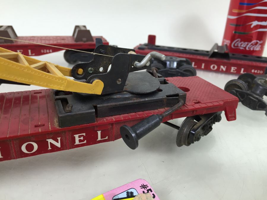 Lionel Train Lot Includes Lionel 6660 And 6264 Trailer Flatcar + (2) No. 260 Bumpers With Cooper-Jarret O Gauge And Parts [Photo 5]