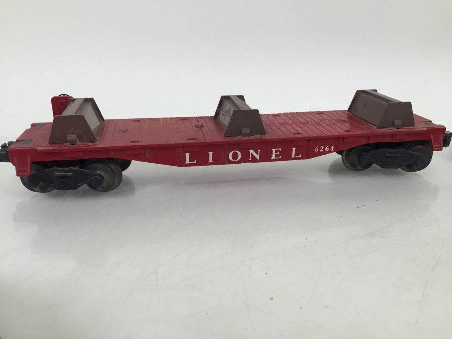 Lionel Train Lot Includes Lionel 6660 And 6264 Trailer Flatcar + (2) No. 260 Bumpers With Cooper-Jarret O Gauge And Parts [Photo 11]