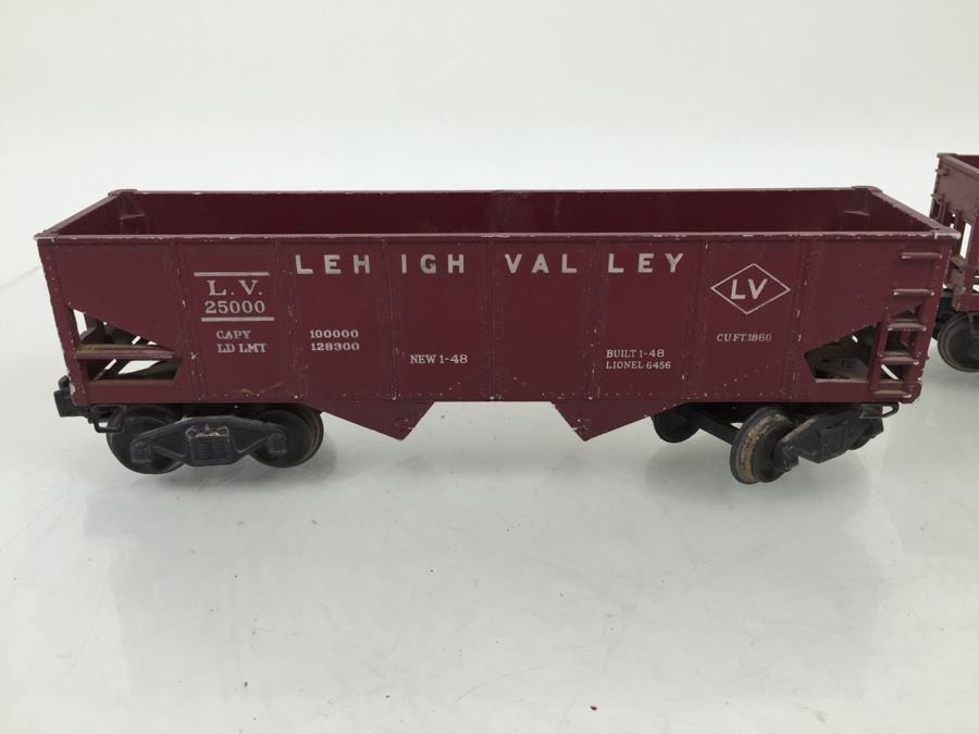 Lionel 6560 Crane Car + (2) Lionel 6456 Hopper Car O Gauge [Photo 24]