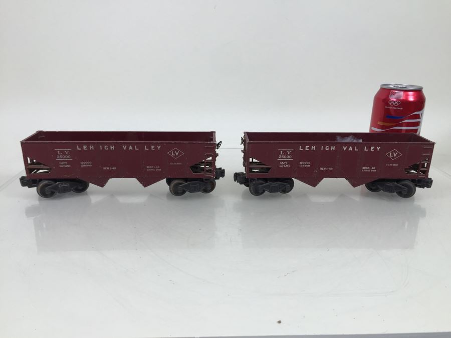 Lionel 6560 Crane Car + (2) Lionel 6456 Hopper Car O Gauge [Photo 3]