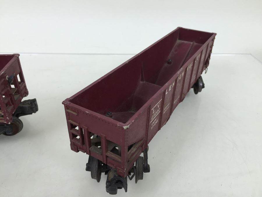 Lionel 6560 Crane Car + (2) Lionel 6456 Hopper Car O Gauge