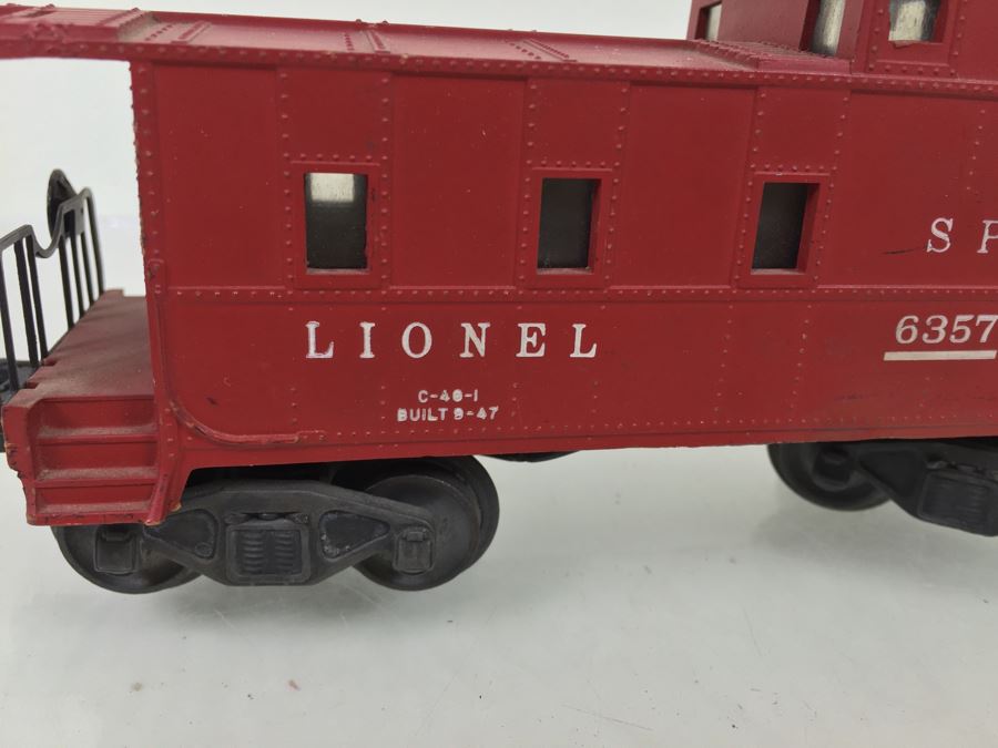 Lionel 6357 Caboose O Gauge + (2) Lionel 6357 Caboose Train + Lionel 6357 Caboose Body [Photo 4]