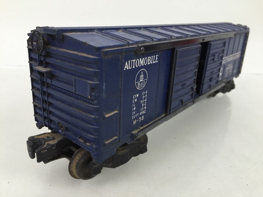 Pair Of Lionel 6468 Box Car Baltimore & Ohio Trains O Gauge [Photo 13]
