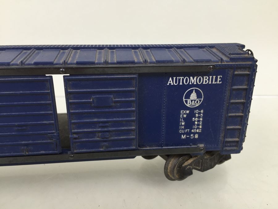 Pair Of Lionel 6468 Box Car Baltimore & Ohio Trains O Gauge [Photo 12]