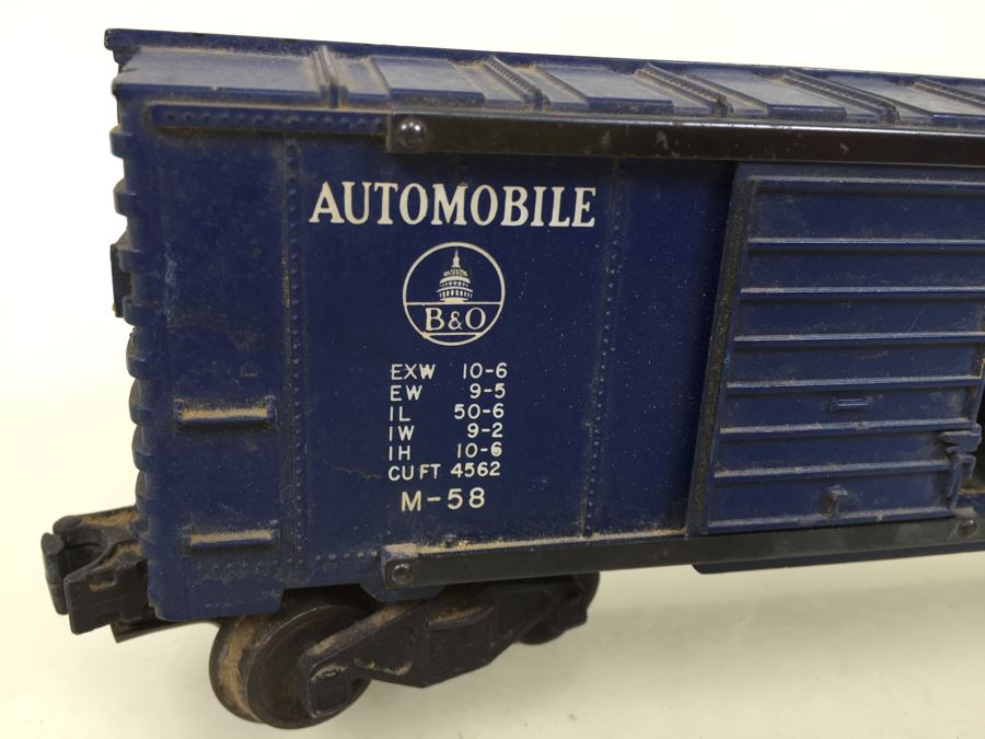 Pair Of Lionel 6468 Box Car Baltimore & Ohio Trains O Gauge [Photo 14]